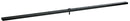K&M 213/9 Crossbar, Black, 1,260 x 40 x 20 mm, Max Load 25 kg, M10 x 40 mm Bolt and Washer Included, Steel