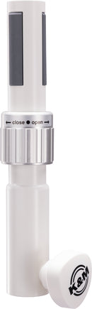 K&M 21441 Adapter Sleeve Ring Lock, Pure White, Height 270 mm, Patented Expanding Mandrel System Ring Lock, Vibration-Free Connection Due to Moveable Plastic Splints, Steel