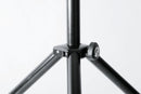 K&M 214/6 Speaker Stand, Black, 2-Piece Folding Design, Spring-Loaded Bolt and Locking Screw, Height 1,375-2,185 mm, Lightweight Stand, Steel Extension Tube, Aluminum