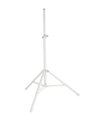 K&M 214/6 Speaker Stand, Pure White, 2-Piece Folding Design, Spring-Loaded Bolt and Locking Screw, Height 1,375-2,185 mm, Lightweight Stand, Steel Extension Tube, Aluminum