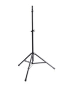 K&M 21467 Speaker Stand Ring Lock, Black, 2-Piece Folding Design, Spring-Loaded Bolt and Locking Screw, Height 1,370-2,170 mm, Further Development of 214/6, Lightweight Stand, Aluminum