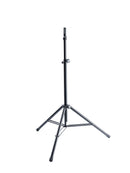 K&M 21467 Speaker Stand Ring Lock, Black, 2-Piece Folding Design, Spring-Loaded Bolt and Locking Screw, Height 1,370-2,170 mm, Further Development of 214/6, Lightweight Stand, Aluminum
