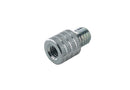 K&M 219 Thread Adapter, Zinc Coated, With Knurled Surface, Steel