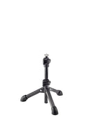 K&M 23150 Tabletop Microphone Stand, Black, 2-Piece Folding Design, Height 230-430 mm, Easy-To-Use Clamping Levers, Steel
