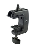 K&M 23723 Universal Clamp, Black, Includes Threaded Bolt and Universal Spanner, Steel