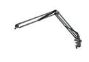 K&M 23840 Microphone Desk Arm, Black, Length 460-960 mm, Max Load 0.8 kg, Four Cable Clips Are Included, Steel