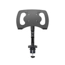 K&M 23876 Laptop Mount, Black, Pneumatic Spring, Max Load 9 kg, Laptop Size ~10"-17", Freely Rotates 360°, Monitor Mount Aluminum, Laptop Rest Steel