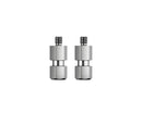 K&M 23903 Threaded Bolt, Zinc Plated, Double Pack, Steel
