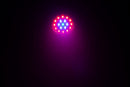 Eliminator Mega Par Z Wash, Compact Zoom Par, 19 x 15W RGBW LEDs, 10-60 Degree Motorized Zoom, 3 Ring Color Control