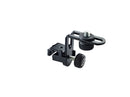 K&M 24030 Microphone Holder for Drums, Black, Height 60 mm, Noise and Shock Absorbing Rubber Inserts, No Parts to Lose, Steel