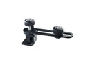 K&M 24035 Microphone Holder for Drums, Black, Length 115 mm, Noise and Shock Absorbing Rubber Inserts, No Parts to Lose, Steel