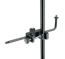 K&M 240/5 Microphone Holder, Black, Non-Scratching Locking Screw, Length 308 mm, Movable Support Arm, Adjustable to Any Angle, Steel