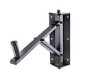 K&M 24120 Speaker Wall Mount, Black, Max Load 50 kg, Very Flexible, Patented Straddling Bearing-Anchors, Steel