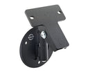 K&M 24161 Universal Speaker Wall Mount, Structured Black, Max Load 15 kg, Mounting Material Included, Steel