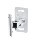 K&M 24180 Speaker Wall Mount, White, Max Load 10 kg, Small (20 x 98 mm) and Wide Bracket (24 x 98 mm) Included, Steel