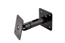 K&M 24185 Speaker Wall/ Ceiling Mount, Black, Max Load 10 kg, Also Suitable As Ceiling Mount, Steel