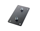 K&M 24356 Adapter Panel 3, Black, 50.8 x 107.9 mm - M6, Steel