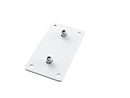 K&M 24356 Adapter Panel 3, White, 50.8 x 107.9 mm - M6, Steel