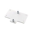 K&M 24357 Adapter Panel 4, White, 107.9 x 50.8 mm - M6, Steel