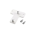 K&M 24359 Adapter Panel 6, White, 70 to 76.2 mm - M6, Steel
