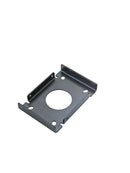 K&M 24496 Speaker Ceiling Mount, Black, Max Load 25 kg, Easy Mounting by Convenient Hooking in and Screw Locking, Internal Cable Management, Steel