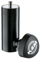 K&M 24521 Reducer Flange, Black, Length 100 mm, Secured by Locking Screw, Steel