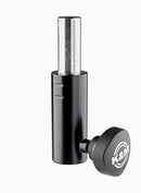 K&M 24521 Reducer Flange, Black, Length 100 mm, Secured by Locking Screw, Steel