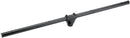 K&M 24622 Crossbar, Black, Max Load 25 kg, Secured by Locking Screw, Aluminum