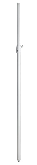 K&M 24623 Distance Rod, Pure White, 2-Piece Folding Design, Locking Screw and Safety Hook, Height 1,400-2,400 mm, Max Load 25 kg, For Precise and Vertical Fit, Steel