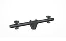 K&M 24637 Crossbar/Side Crossbar Lighting, Black, Max Load 10 kg, 2 Screw Fittings Included, Aluminum