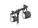 K&M 24637 Crossbar/Side Crossbar Lighting, Black, Max Load 10 kg, 2 Screw Fittings Included, Aluminum