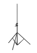 K&M 24740 Wind-Up Stand 4000, Black, 3-Piece Folding Design, Hand Crank with Push-Button System and Locking Screw, Height 1,715-4,000 mm, Steel Extension Tubes, Aluminum