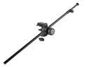 K&M 258 Table Microphone Clamp, Black, 2-Piece Folding Design, Height 640-1,100 mm, Steel