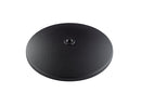 K&M 26009 Base Plate, Structured Black, Height 40 mm, Grey Cast Iron