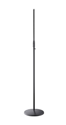 K&M 26050 Microphone Stand Large Tall, Black, 2-Piece Folding Design, Clutch, Height 1,050-1,750 mm, Steel