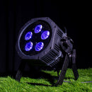 ADJ Mirage Par H IP, IP65 Battery Powered Par, 5 x 20 Watt RGBAL+UV, 17 Degree Beam Angle, Aria X2