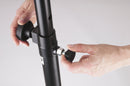 K&M 26736 Distance Rod Pro, Black, 2-Piece Folding Design, Spring-Loaded Bolt and Locking Screw, Height 1,090-1,790 mm, Max Load 35 kg, For Precise and Vertical Fit, Mounting Aid Included, Steel