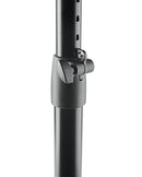 K&M 26778 Tiltable Clamping Desktop Monitor Stand, Black, Locking Screw and Safety Hook, Height 335-435 mm, Max Load 25 kg, Steel