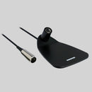 Shure CVD-B, Desktop base for Centraverse 12” and 18” gooseneck microphones, supports 12" and 18" Gooseneck Microphones, Black