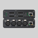 Shure ANI4IN-BLOCK, Audio Network Interface, 4-Input, Block connectors, Mic/Line Dante Audio Network Interface with Mic Logic, Peq, and Audio Summing