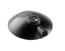 K&M 29376 Microphone Table Base, Black, Height 35 mm, Wired, Zinc Die-Cast Base