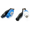 Accu-Cable AC3PPCON6, 6 ft - 3-Pin DMX & PowerCon Link Cables