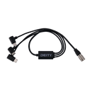 Deity SPD-HR3U 4-Pin to Triple USB-C Cable (Hirose Compatible)