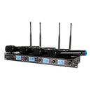 American Audio WM-419, 4 Channel Wireless Handheld Mic System, 19 Inch Rack Mountable, Intelligent Frequency Autoscan with IR Synchronization, 50 Channels Available per Receiver