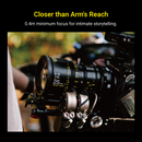 DZOFILM Pictor 12-25mm T2.8 Cine Zoom Lens for PL and EF Mount (Black), Super35 Parfocal Zoom, Interchangeable PL and EF Mount, 16-Blade Iris, M86 Front Filter