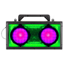ADJ Encore DBX, IP65 Dual Blinder, 2 x 150 Watt Rgbaw Individual Controllable Cells, RGB Background, Aria X2