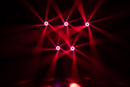 Eliminator Stryker Max, 240 Watt LED Moving Head Wash, 6 x 40 Watt RGBW LEDs, LED FX Ring