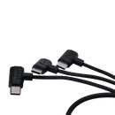 Deity SPD-HR3U 4-Pin to Triple USB-C Cable (Hirose Compatible)