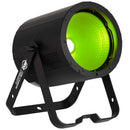 ADJ COB Cannon LP200STX, Short Housing Version High Powered COB Wash Effect Now with Aria X2, 80 Degree Beam Angle, 200 Watt LED RGBAL Lime LED Source, Includes Two Optional Lens, 40 and 50 Degree, Omega Bracket Included for Pendant Mounting Purpose