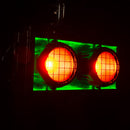 ADJ Encore DBX, IP65 Dual Blinder, 2 x 150 Watt Rgbaw Individual Controllable Cells, RGB Background, Aria X2